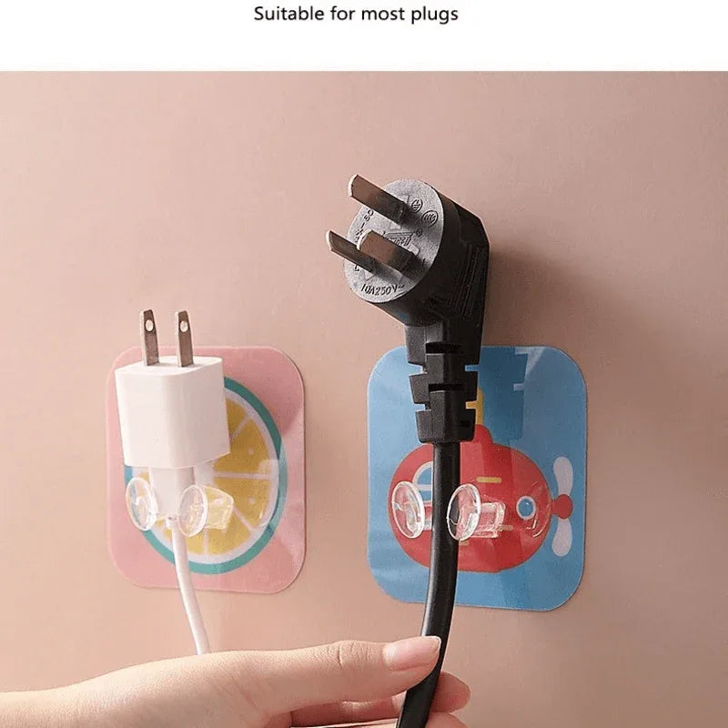 Wall mounted sticky hooks for power plugs – 1pcs - Prozone
