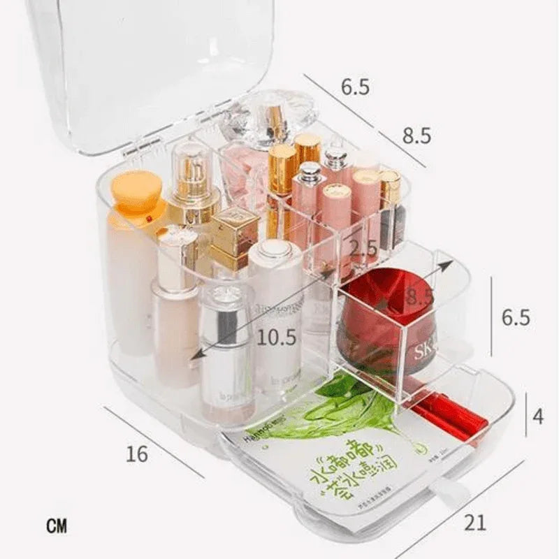 3 section acrylic cosmetic organizer - Prozone