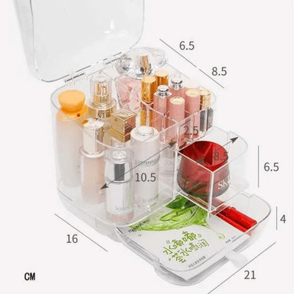 3 section acrylic cosmetic organizer - Prozone