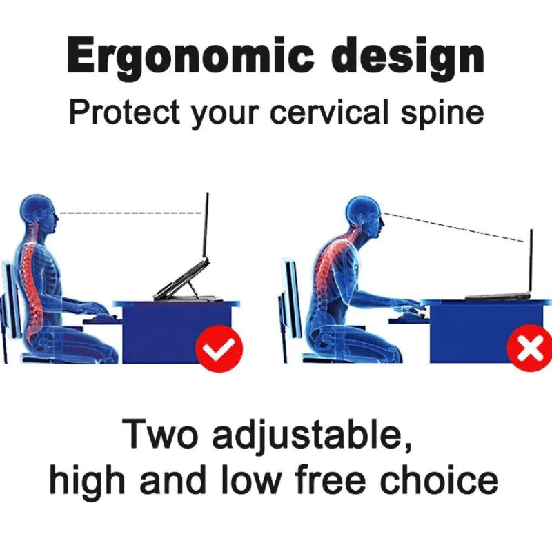 Adjustable laptop stand ergonomic desktop - Prozone