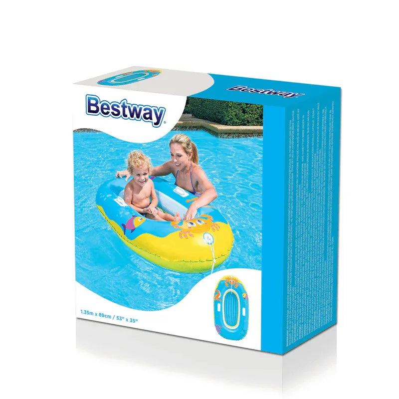 Cartoon boat shaped swimming tube - Prozone