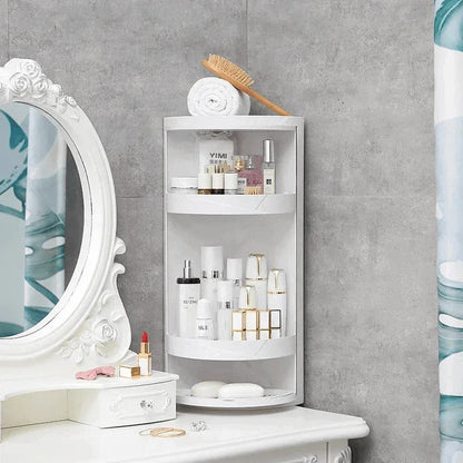 Rotating 360 wall mounted corner shelf - Prozone