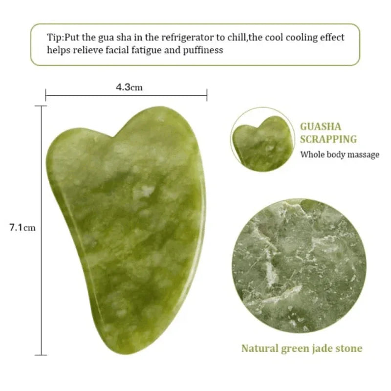 Facial jade gua sha stone - Prozone