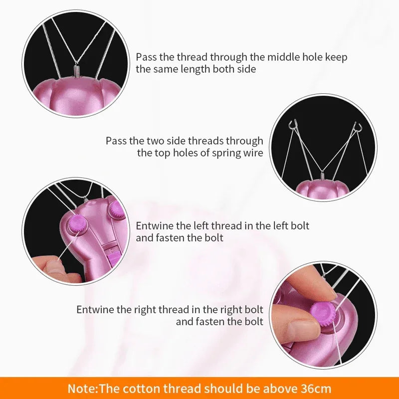 Facial hair remover electric threading tool - Prozone
