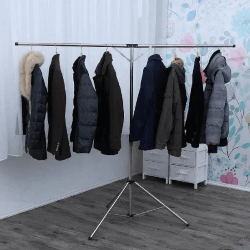 Stainless steel collapsible cloth drying rack tripod - Prozone