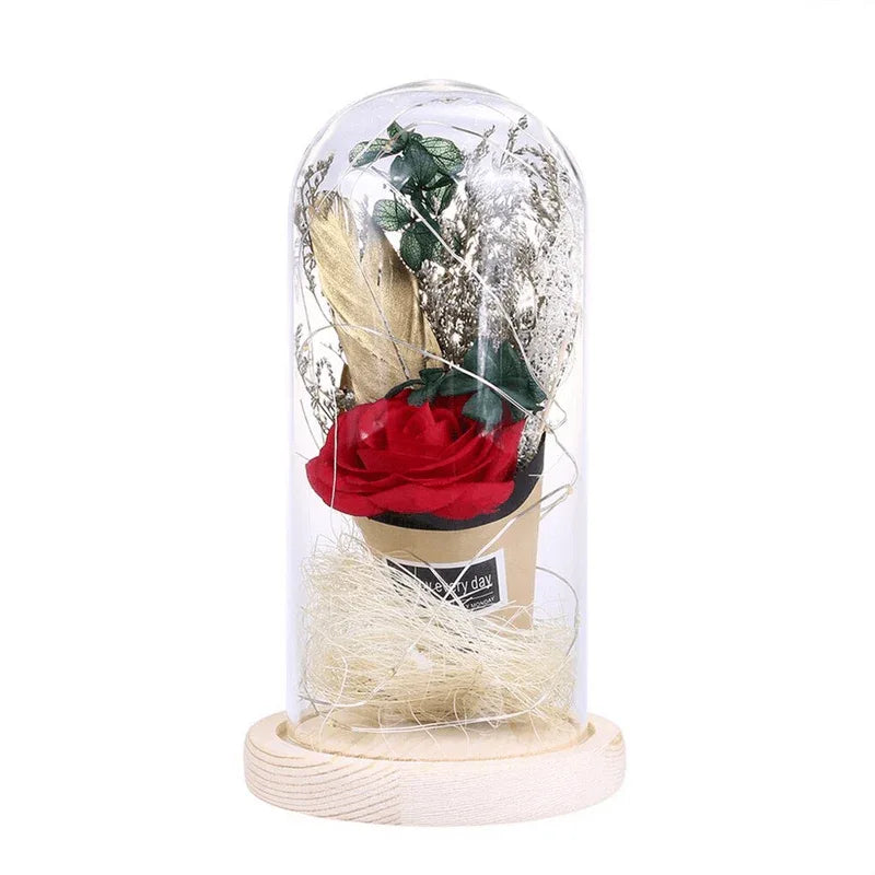 Led night light artificial rose string light - Prozone