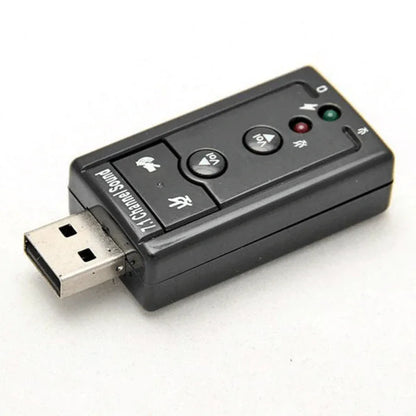 Mini external usb sound card 7.1 ch 3d audio adapter - Prozone