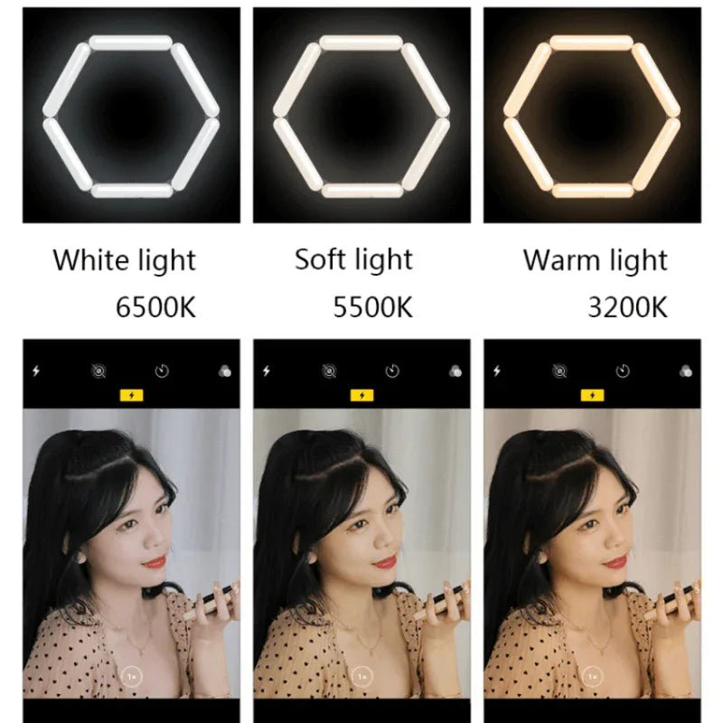 V86 foldable 3 modes beauty fill light - Prozone