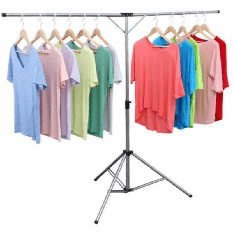 Stainless steel collapsible cloth drying rack tripod - Prozone