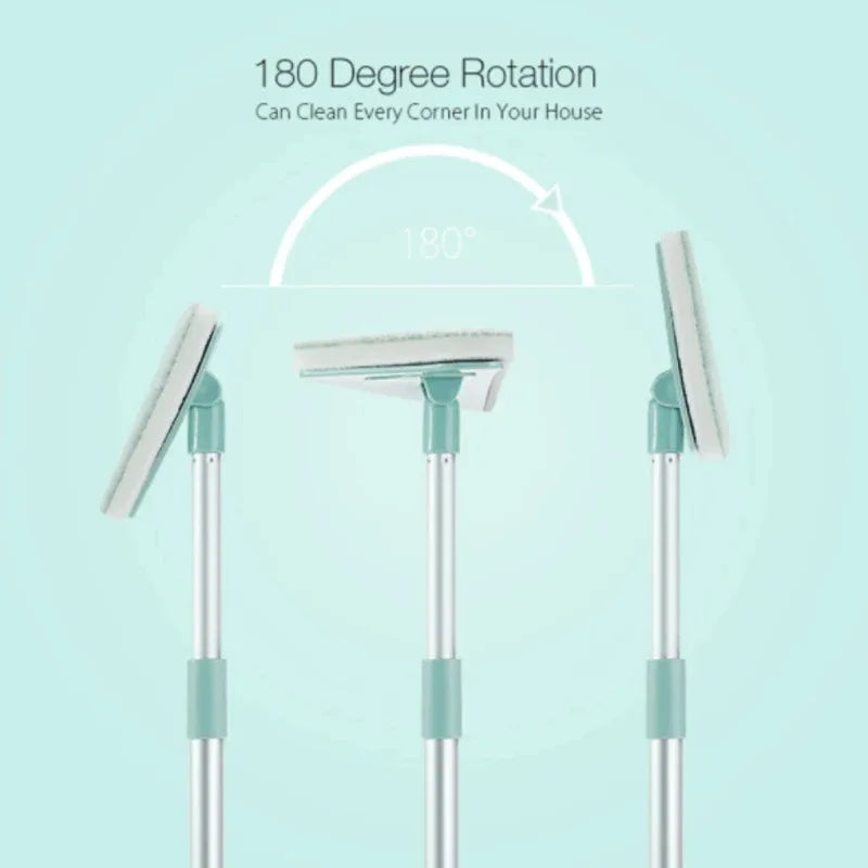 Window retractable cleaning mop - Prozone