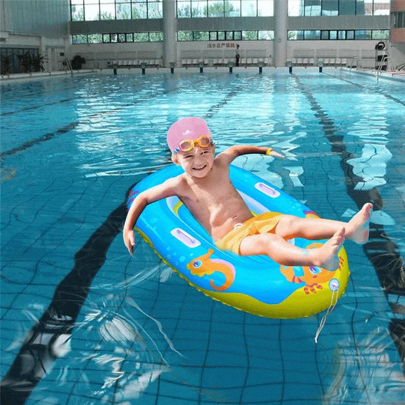 Cartoon boat shaped swimming tube - Prozone