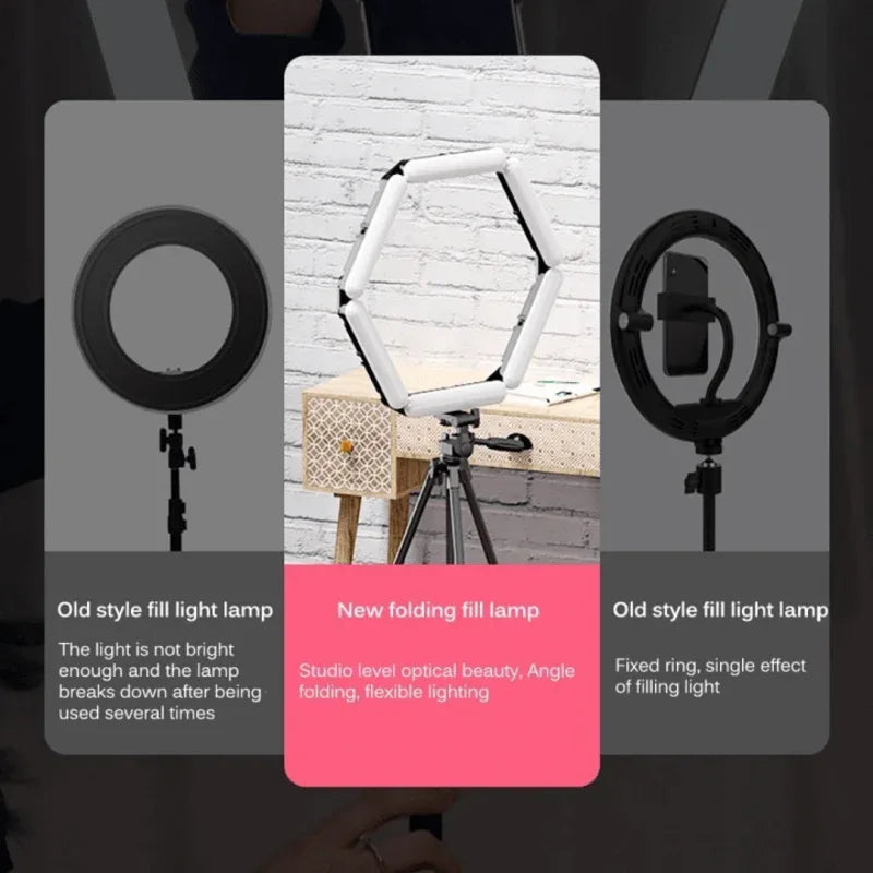 V86 foldable 3 modes beauty fill light - Prozone