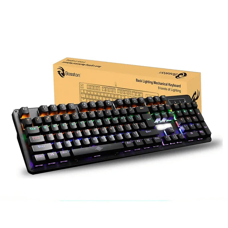 Bosston wired luminous keyboard rgb mk912 - Prozone