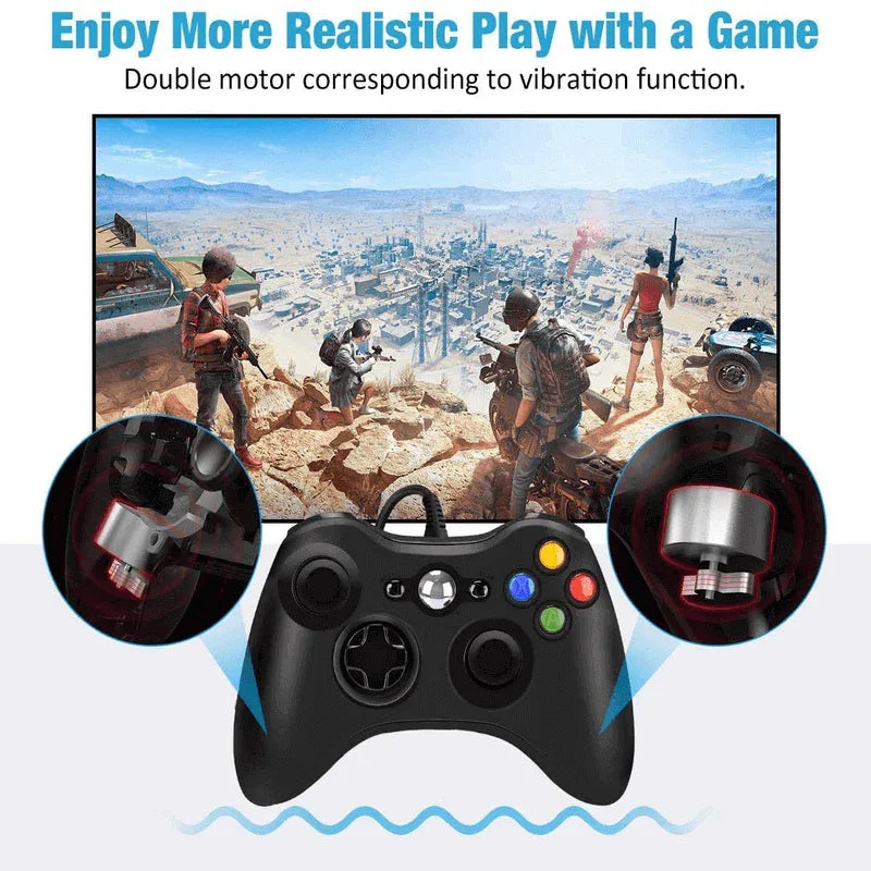 Xbox 360 wired joystick controller for game console - Prozone