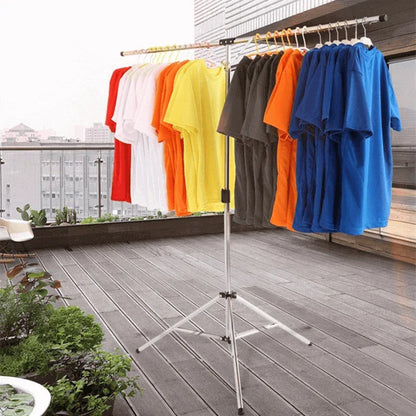 Stainless steel collapsible cloth drying rack tripod - Prozone