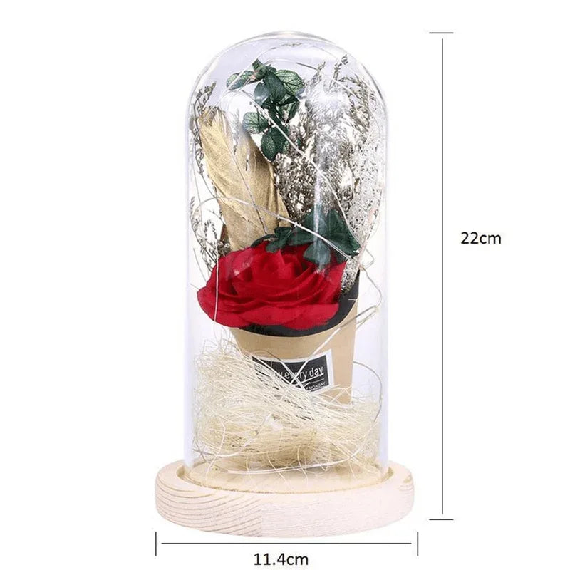 Led night light artificial rose string light - Prozone