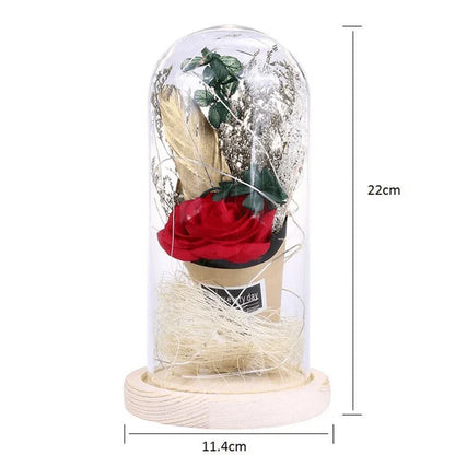 Led night light artificial rose string light - Prozone