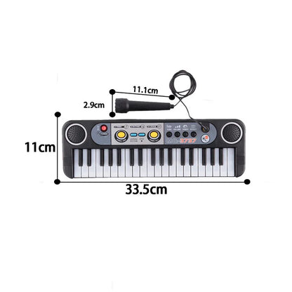 Mini electric piano keyboard with microphone - Prozone