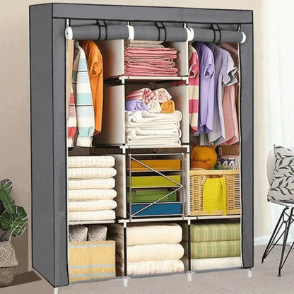 3 layer storage wardrobe foldable shelf rack m 88130 - Prozone