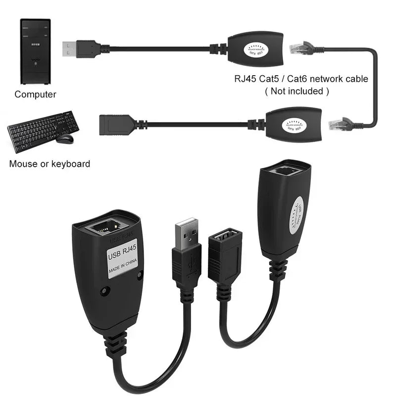 Usb over rj45 usb rj45 extender set - Prozone