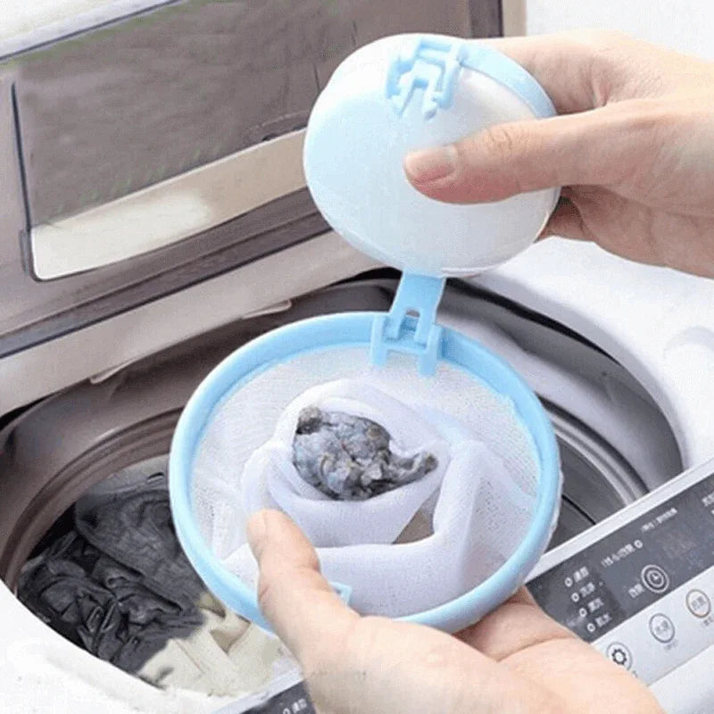 2 pcs washing machine flower shape mesh filter bag - Prozone