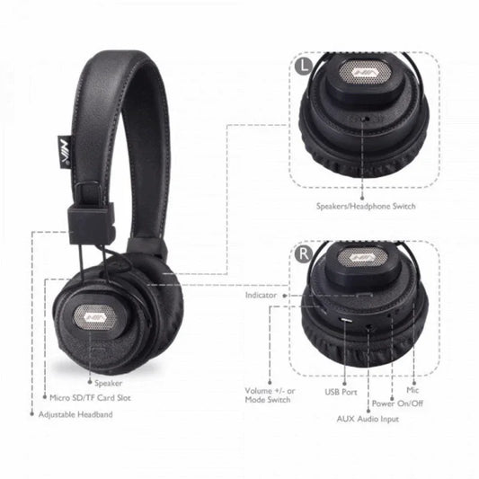 Nia x5sp bluetooth wireless headphone+speaker - Prozone