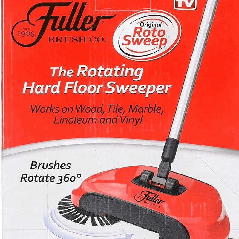 Cordless hard floor manual roto sweeper - Prozone