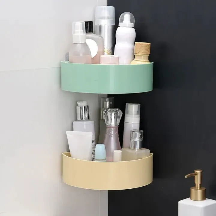 Multipurpose bathroom shelf wall holder storage rack - Prozone