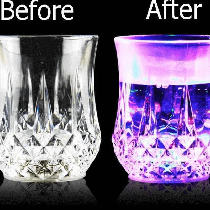 Led flashing liquid activated light up glass - Prozone