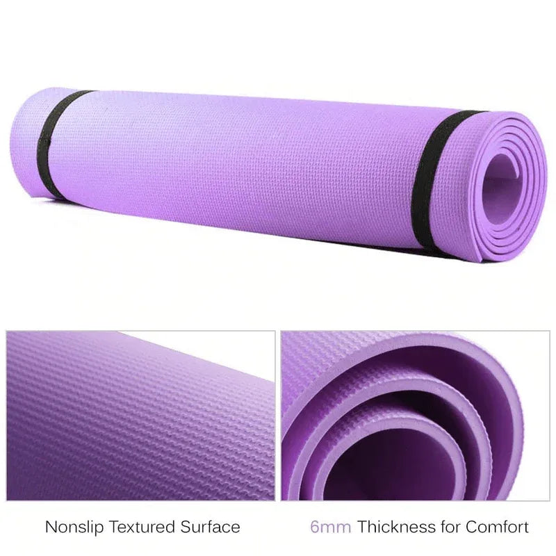 68 x 24 inches yoga mat 6mm thick eva foam - Prozone