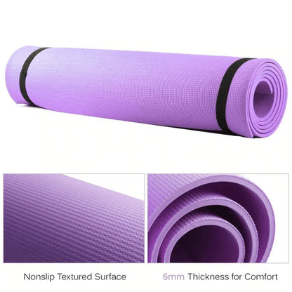 68 x 24 inches yoga mat 6mm thick eva foam - Prozone