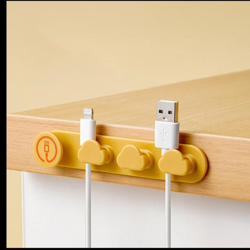 1pc silicon desktop cable organizer - Prozone