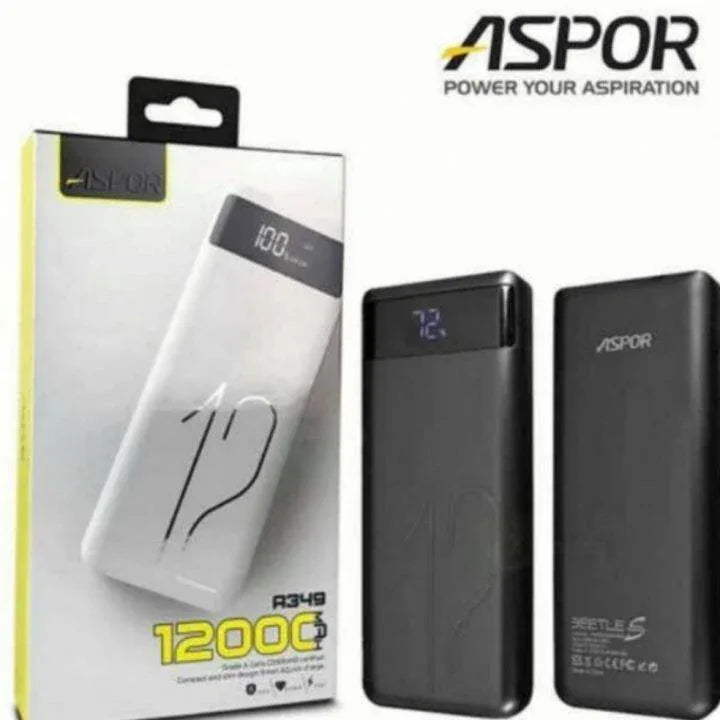 Aspor a349 12,000 mah powerbank - Prozone