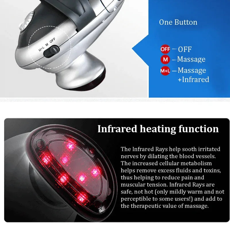 Electric handheld body massager infrared - Prozone