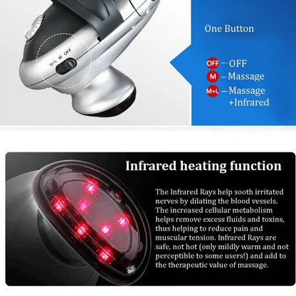 Electric handheld body massager infrared - Prozone