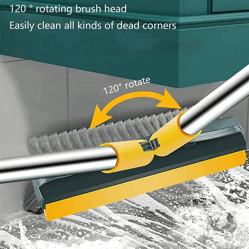 3 in 1 floor scrub brush with squeegee - Prozone