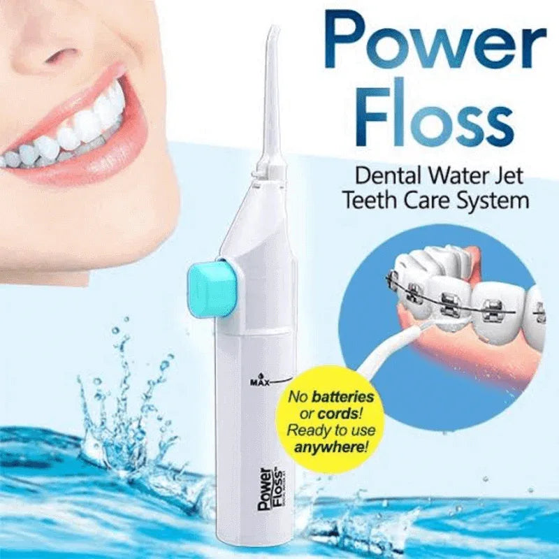 Power floss - air powered dental water jet - Prozone