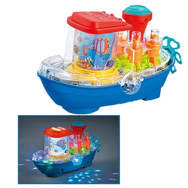Battery operated ship with light sounds - Prozone