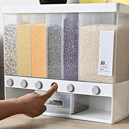 Wall mounted kitchen rice and cereal dispenser - Prozone