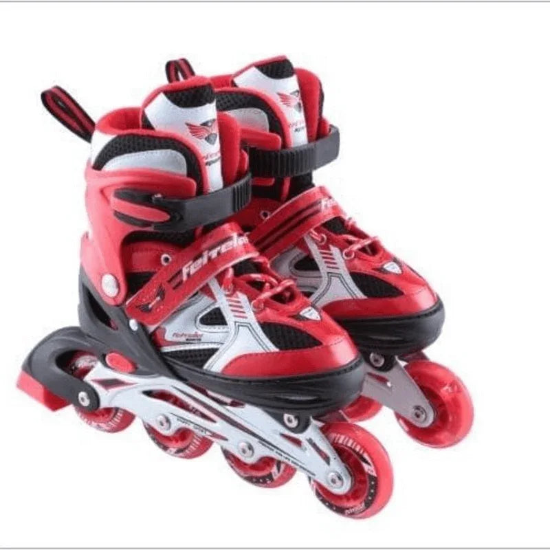 Adjustable children four-wheel roller skater skate shoes - Prozone