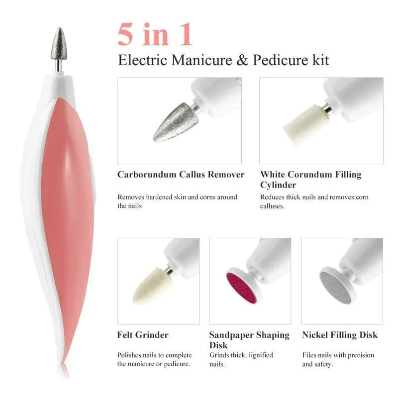 5 in 1 nail art kit- manicure pedicure kit - Prozone