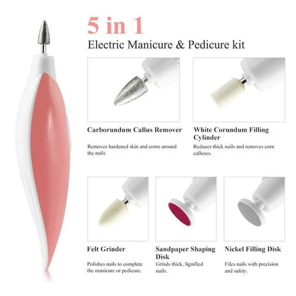 5 in 1 nail art kit- manicure pedicure kit - Prozone