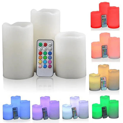 Simulation led candles color changing - Prozone