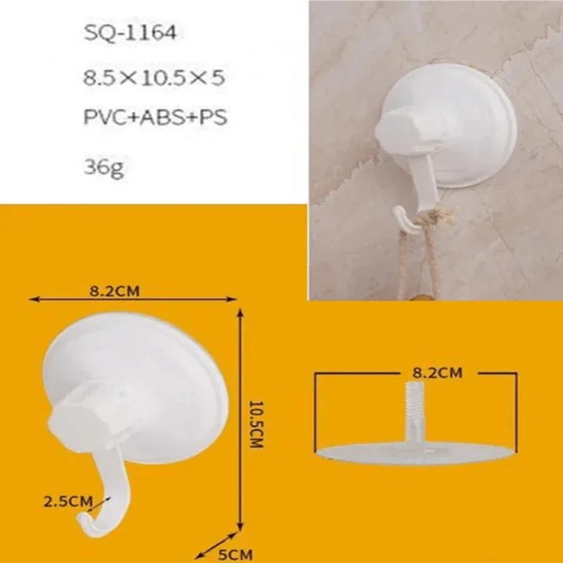 2 pc multipurpose hooks with suction cup - Prozone