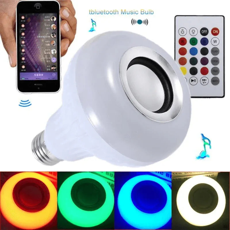 2 in 1 rgb led light and wireless speaker 12w - Prozone