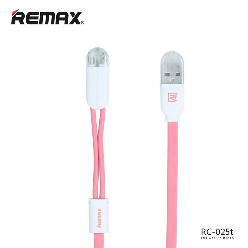 Remax 2 in 1 usb cable magnetic charging