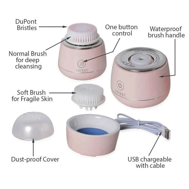 Lavany facial cleansing brush exfoliating - Prozone