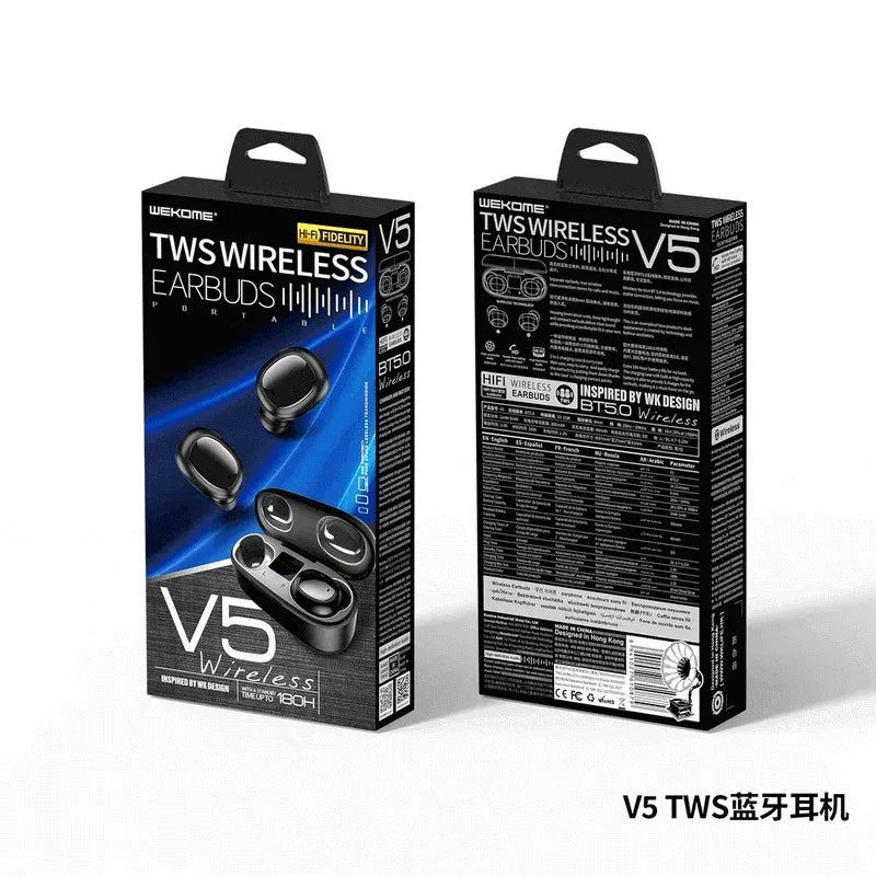 Remax v5 tws wireless earbuds with display - Prozone