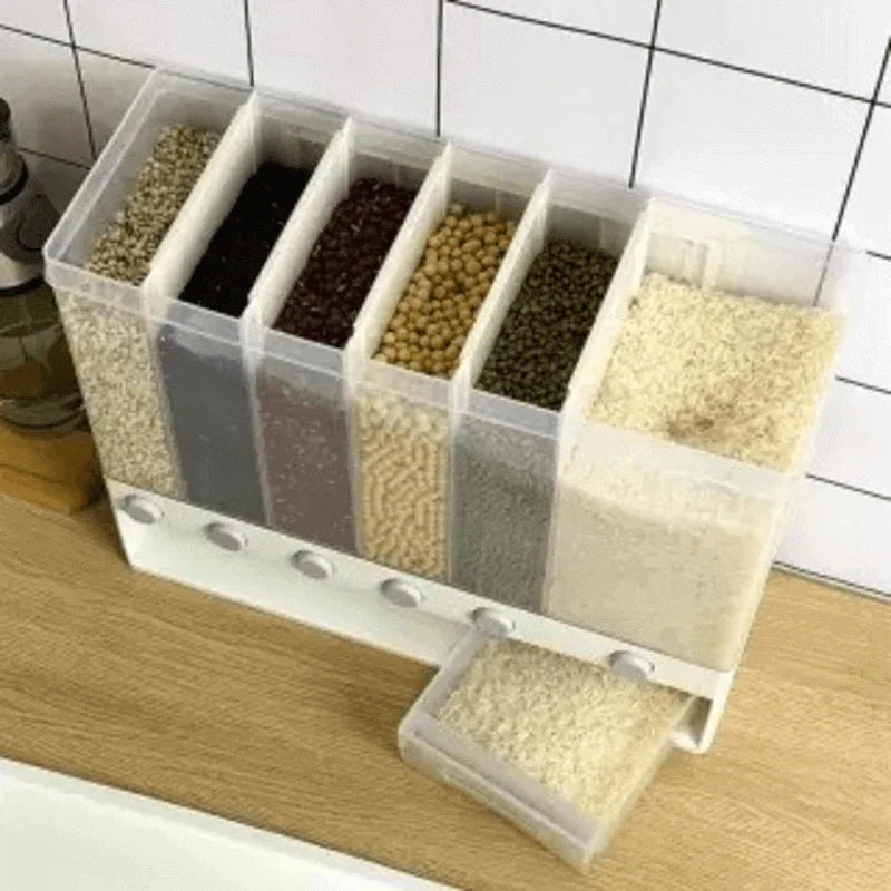 Wall mounted kitchen rice and cereal dispenser - Prozone