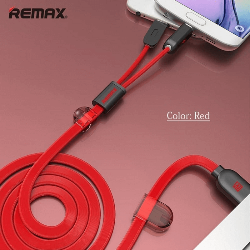 Remax 2 in 1 usb cable magnetic charging